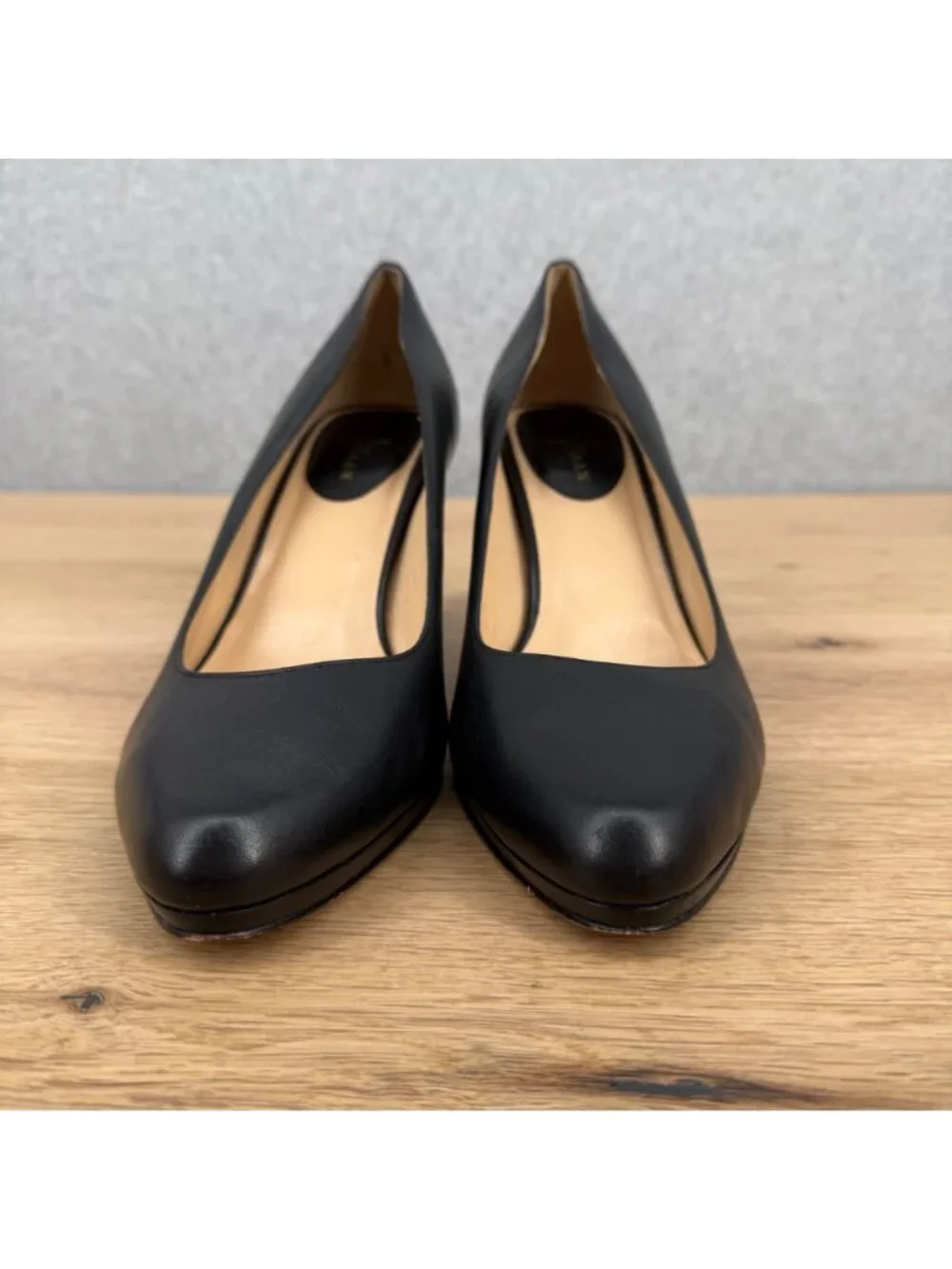 Cole Haan Womens Air Margot Dress Pump II Heels Size 11B Black Leather Classic